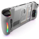 JSAUX RGB & Vents Transparent Back Plate for Steam Deck OLED