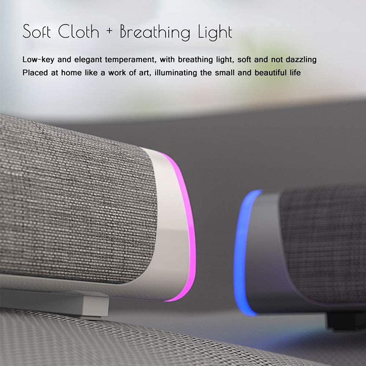 V8 RGB Bluetooth Sound Bar Speaker (Black)