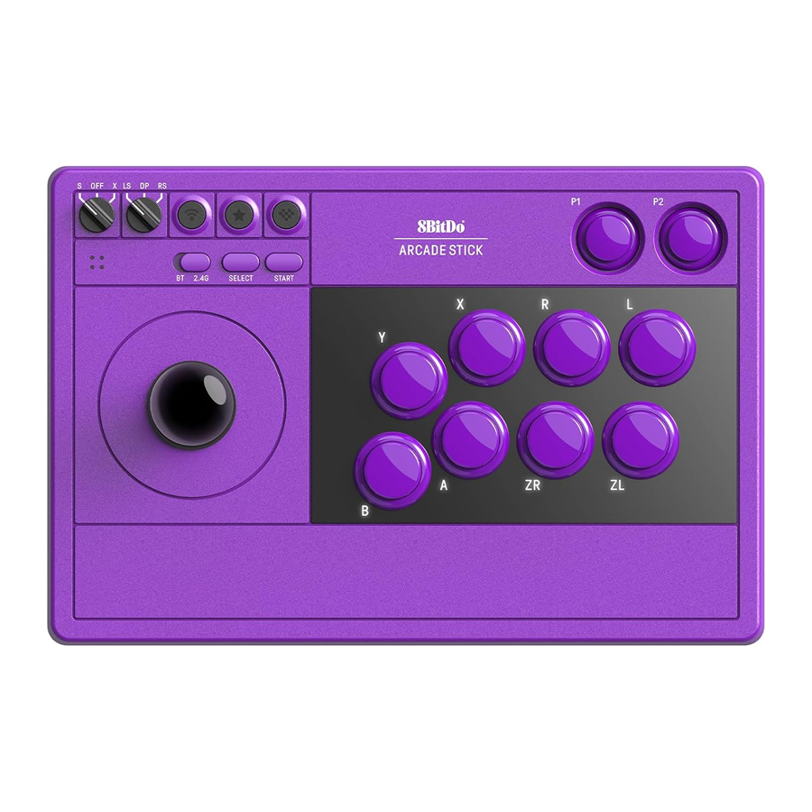 8Bitdo Arcade Stick for Nintendo Switch / Windows (Purple) (80FE)