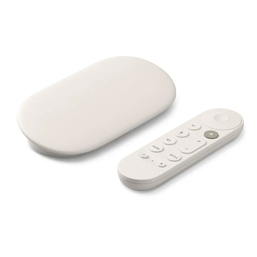 Google TV Streamer (4K) with Voice Remote 32GB (Porcelain)