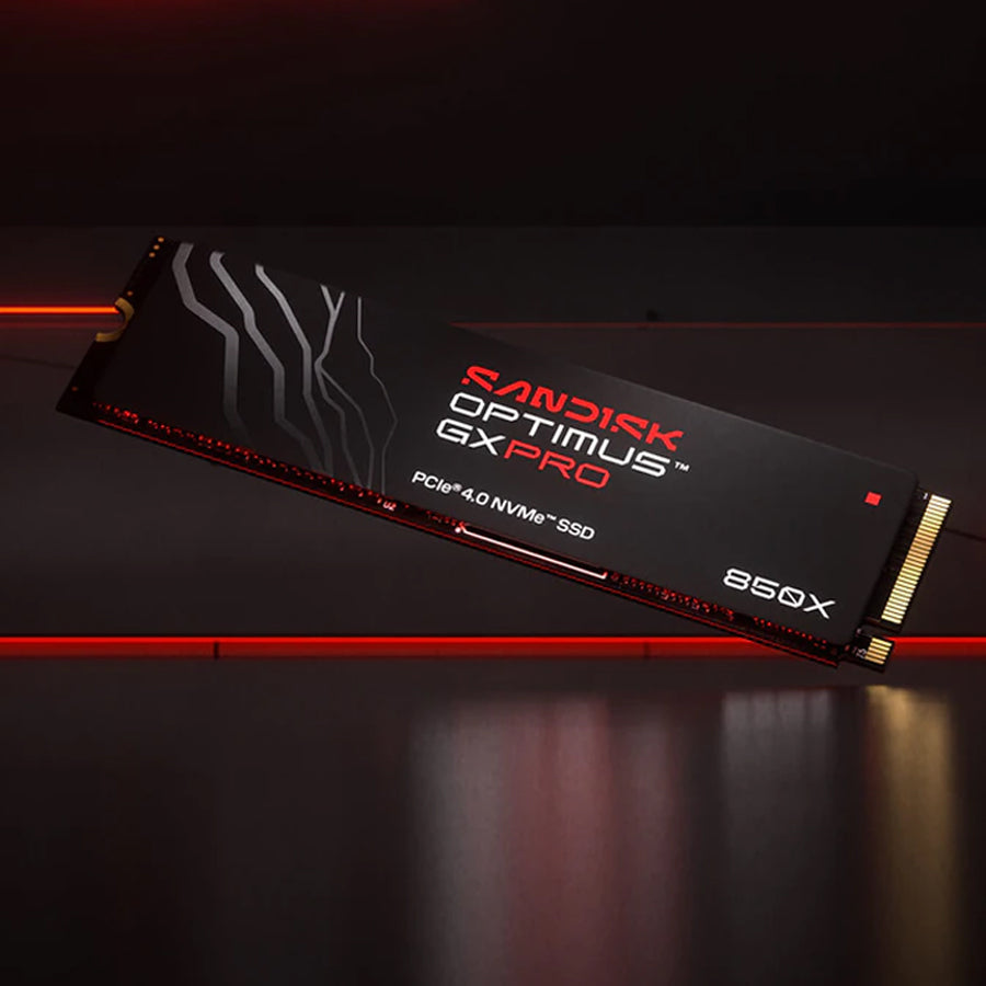 Sandisk Optimus GX Pro 850X 1TB 7300MB/s Read M.2 2280 PCIe 4.0x4 NVMe SSD - Without Heatsink