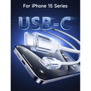 JSAUX Transparent 100W USB-C to USB-C Charging Cable 6.6ft 1-Pack (White) (CC0057)