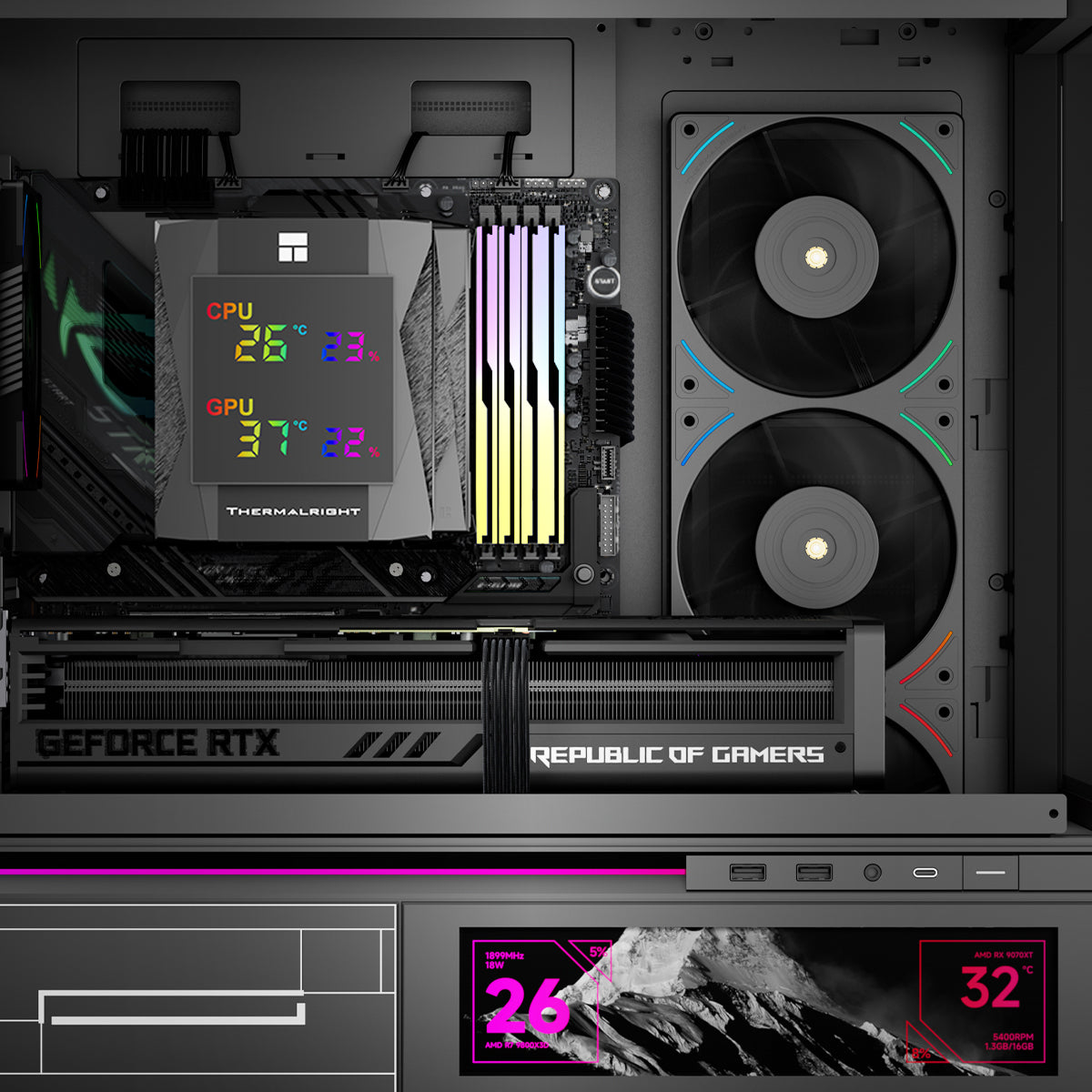Thermalright Royal Knight 120 Digital CPU Air Cooler