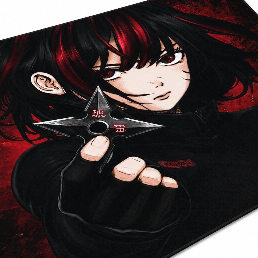 Tekkusai Kohaku Glass Mousepad (500x450x2mm)