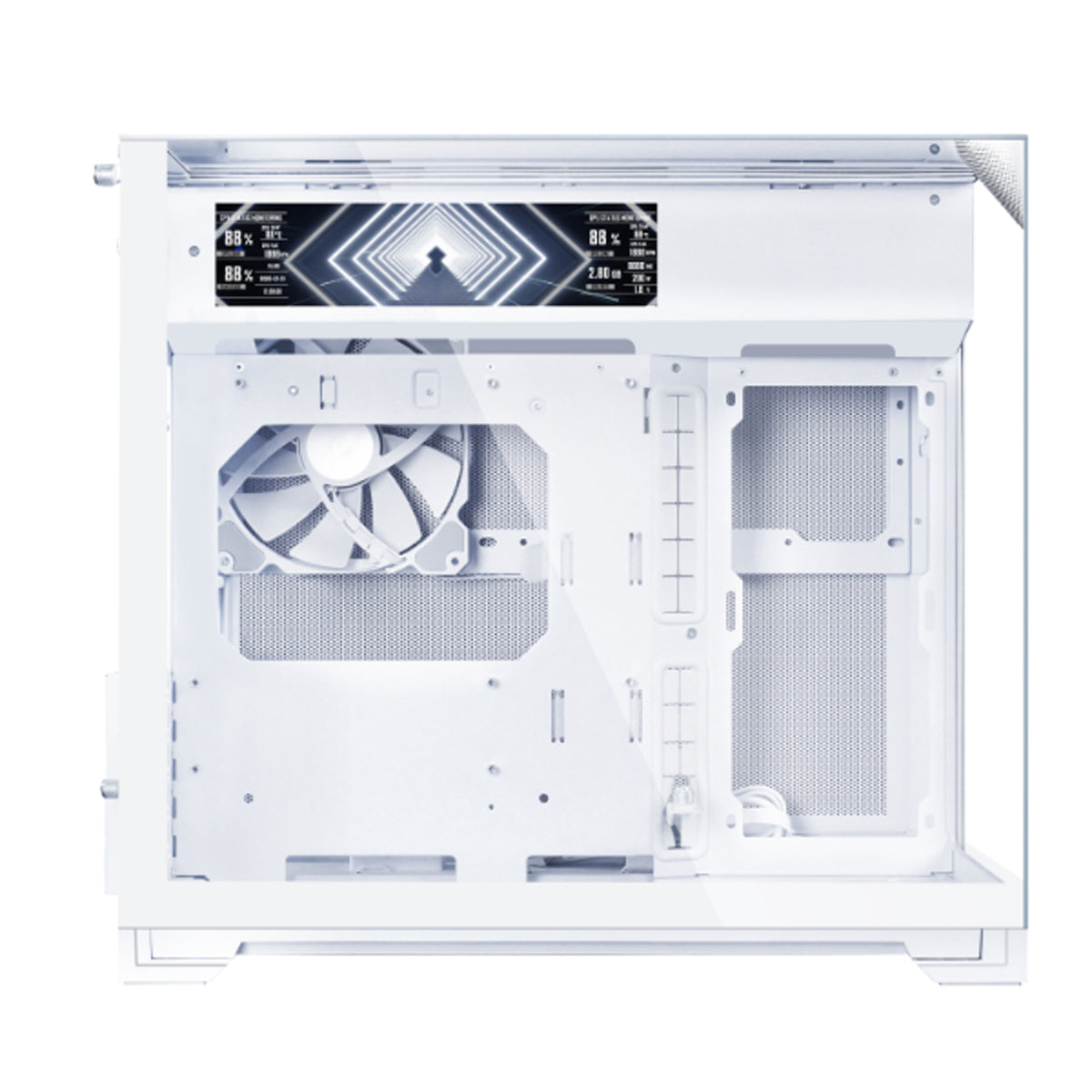 Lian Li O11 Vision-M Digital Compact Dual-Chamber LCD Gaming PC Case