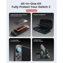 Transnovo Portable Hard Case with Basic Protection Kit for Nintendo Switch 2 (Black) (NS2-CC02-1)