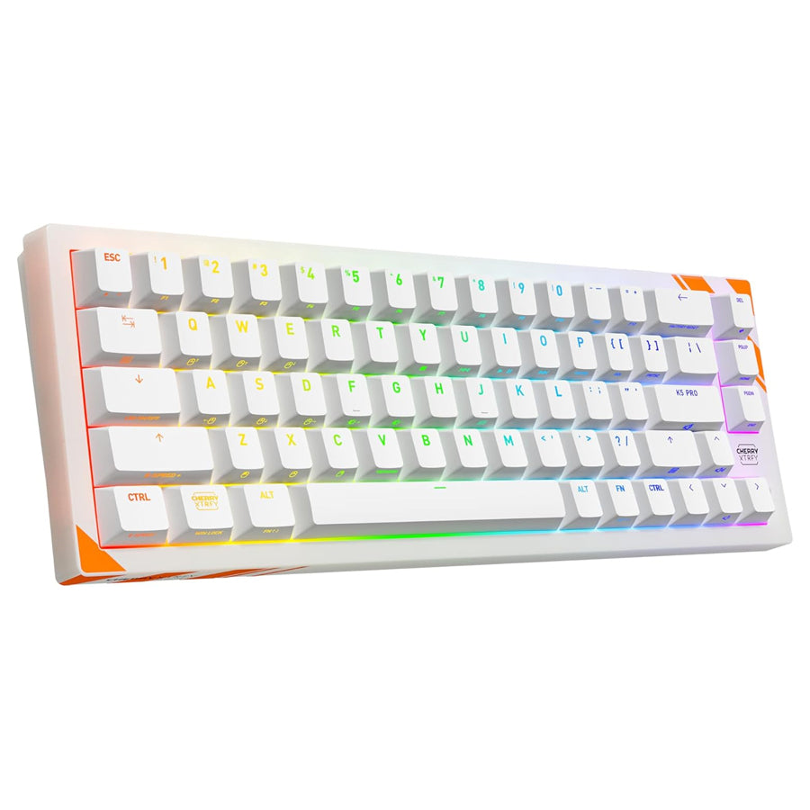 Cherry XTRFY K5 PRO TMR Compact Magnetic Gaming Keyboard (White) (Cherry MK Crystal Switch)
