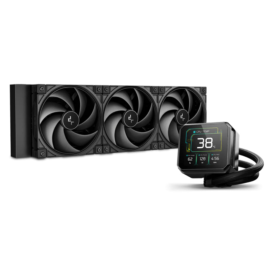 DeepCool Spartacus 360 Fully Customizable 6th Gen Liquid Cooler with Silent Ring Fans