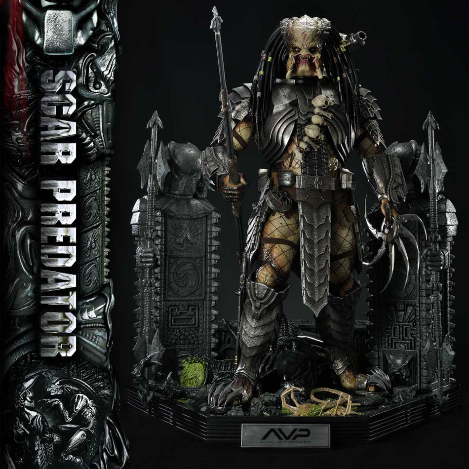 Prime 1 Studio Museum Masterline Alien vs. Predator (Film) Scar Predator DX Bonus Version (MMPR-04DXS)