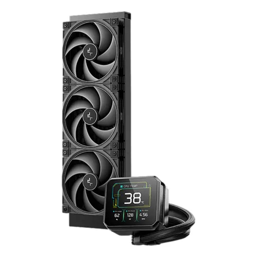 DeepCool Spartacus 360 Fully Customizable 6th Gen Liquid Cooler with Silent Ring Fans