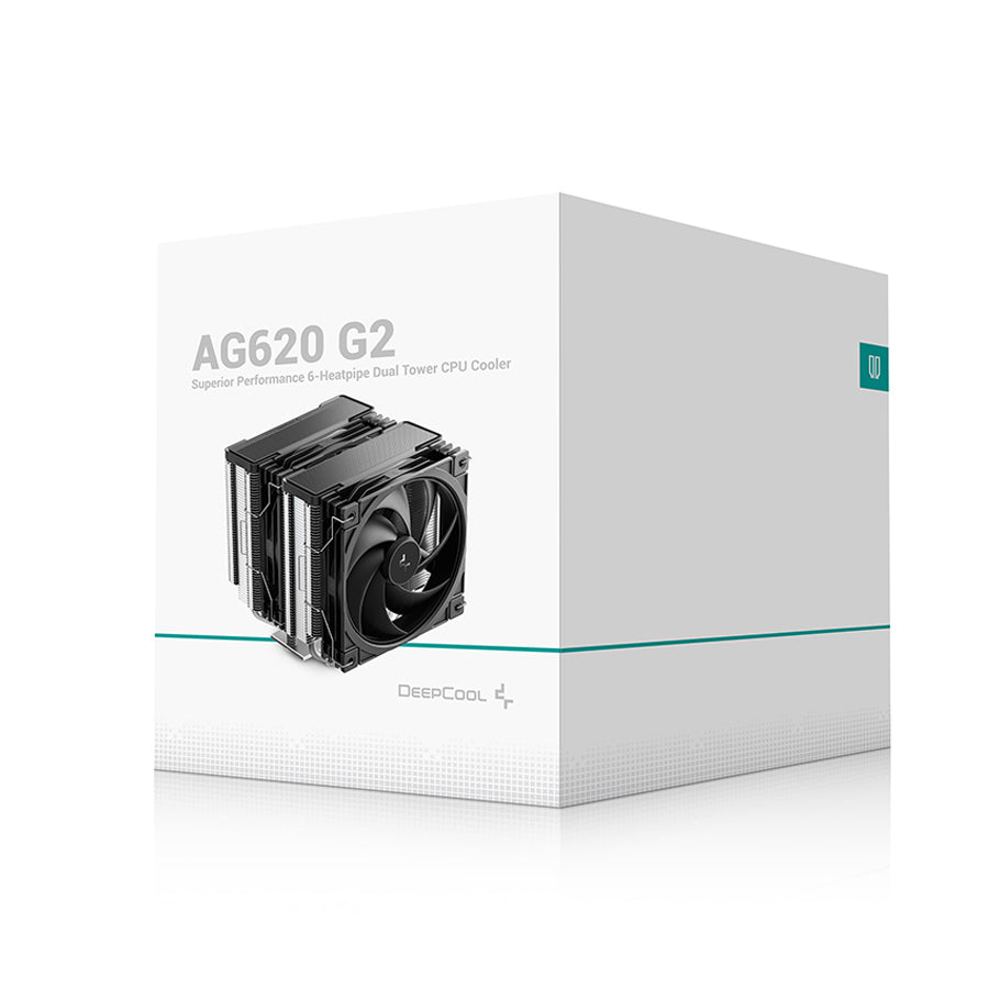 DeepCool AG620 G2 Superior Performance 6-Heatpipe Dual Tower CPU Air Cooler