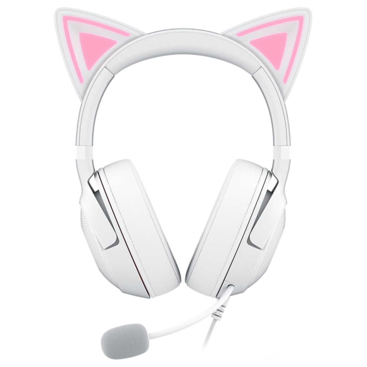 Razer Kraken Kitty V2 USB Headset with RGB Kitty Ears (White)