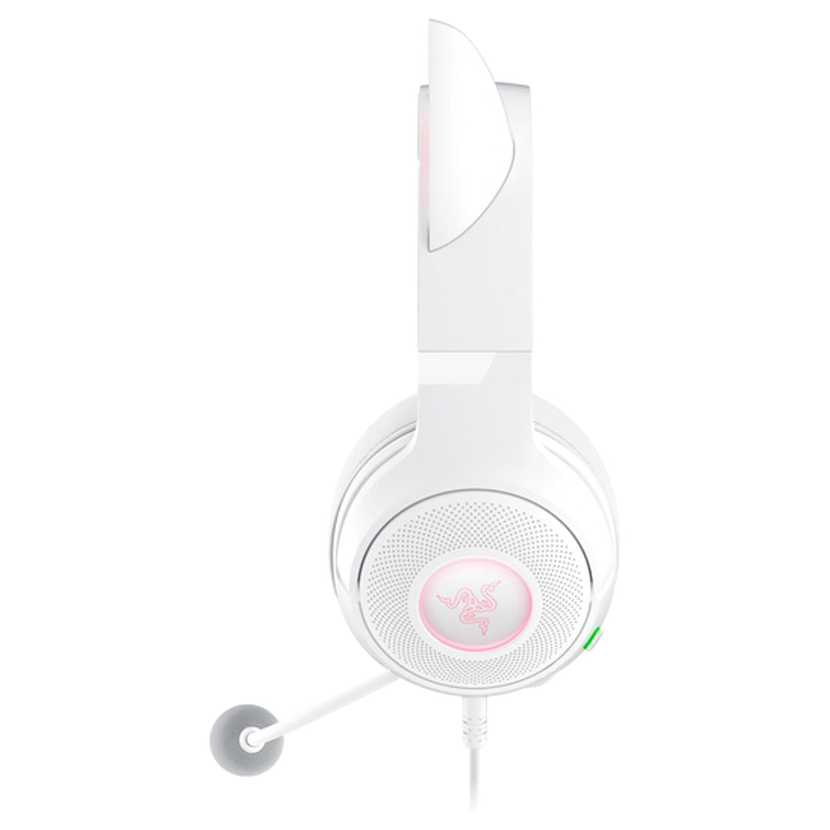 Razer Kraken Kitty V2 USB Headset with RGB Kitty Ears (White)