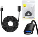 Baseus AirJoy Series USB3.0 Extention Cable 5m (Cluster Black) (B00631103111-05)