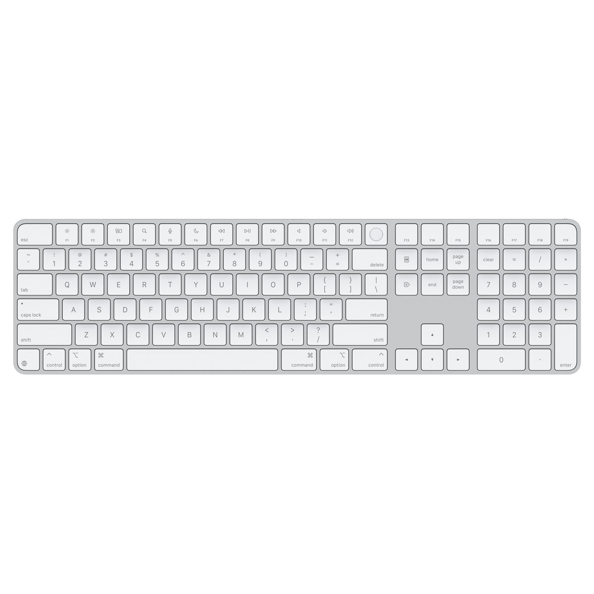 Apple Magic Keyboard with Touch ID and Numeric Keypad for Mac Models with Apple Silicon (MK2C3ZA/A)