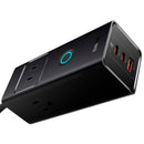 Baseus PowerCombo PowerStrip 3AC+1U+2C 30W Lite with 1.5m Power Cord (Black) (PSLA030101)