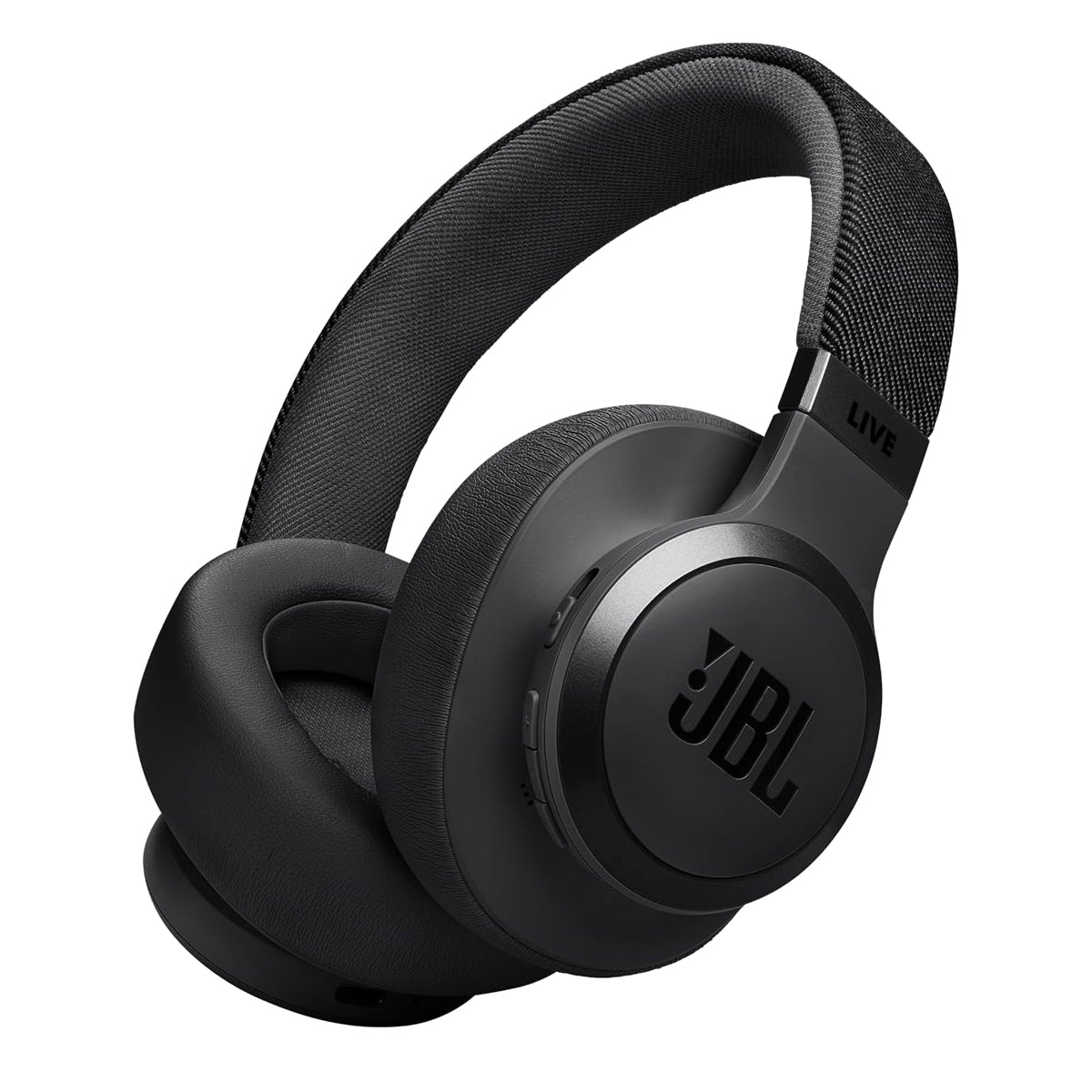 JBL Live 770NC Wireless Over-Ear Headphones with True Adaptive Noise Cancelling (Black)