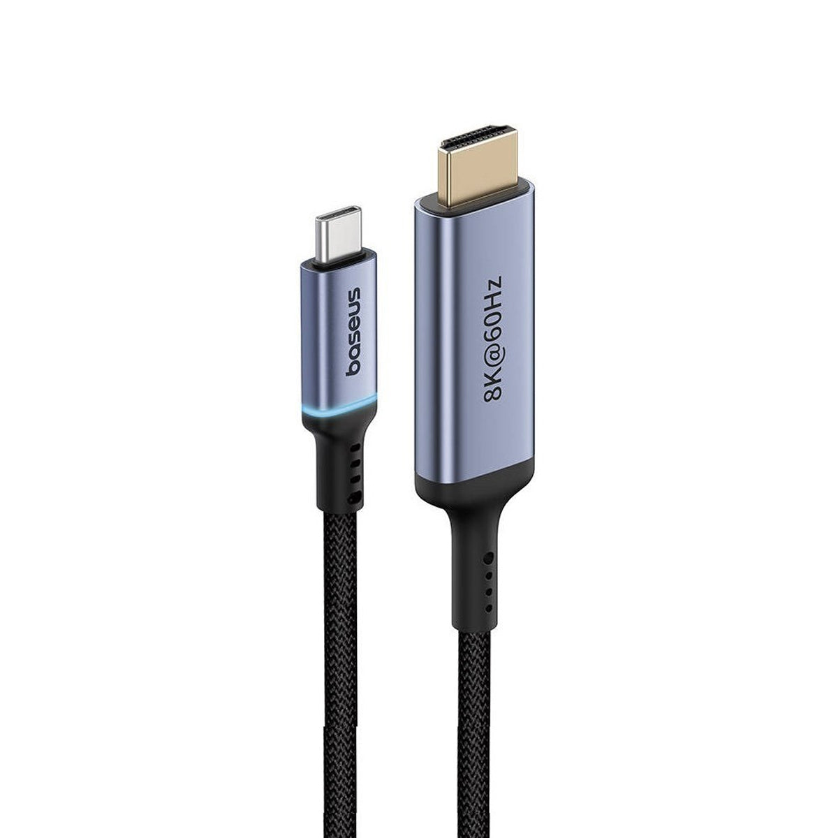 Baseus High Definition Series Type-C to HDMI 8K Adapter 1.5m (Cluster Black) (B0063370G111-00)