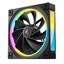 DeepCool FL12R Single 120mm Unique ARGB Fan (Black, White)