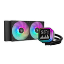 DeepCool LP240 PRO 240MM ARGB with Matrix Display Liquid Cooler Black (R-LP240-BKMSNC-G-1)