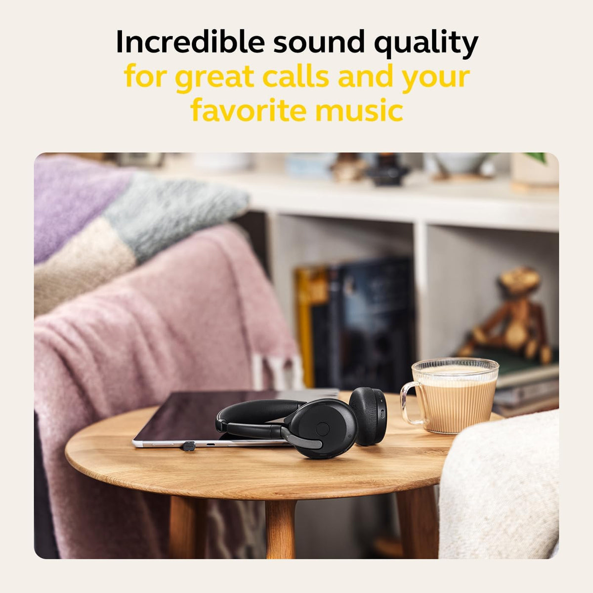 Jabra Evolve2 65 Flex Link390C MS Stereo ANC Wireless Foldable Headset