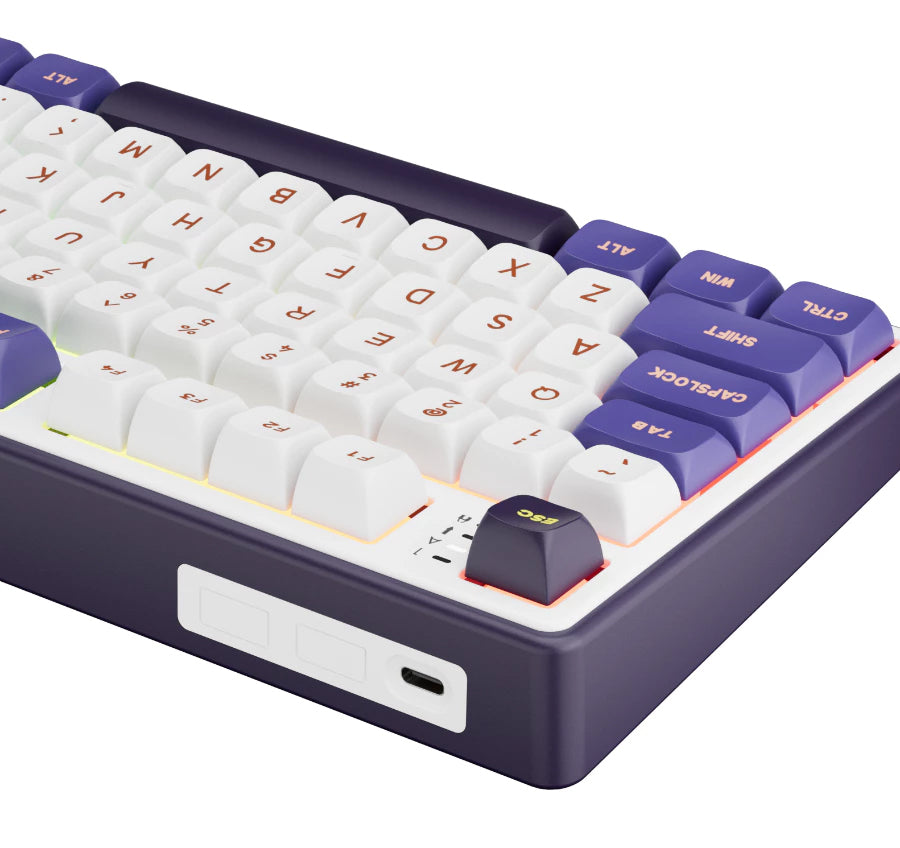 Royal Kludge R108 Single-Mode RGB 107 Keys Mechanical Keyboard Blackberry