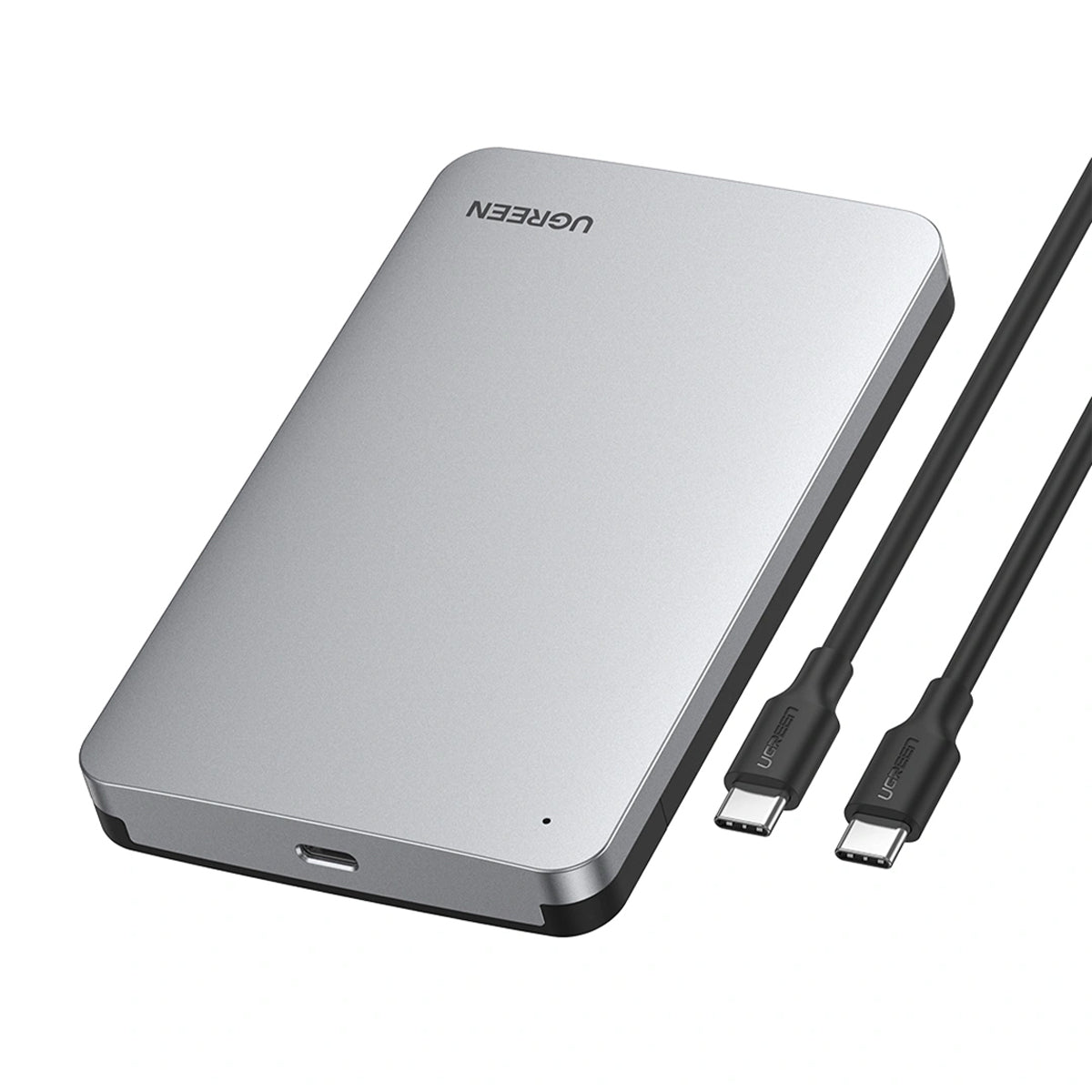 Ugreen 2.5" SATA External Hard Drive Enclosure - 6Gbps (Grey) (CM300/70499)