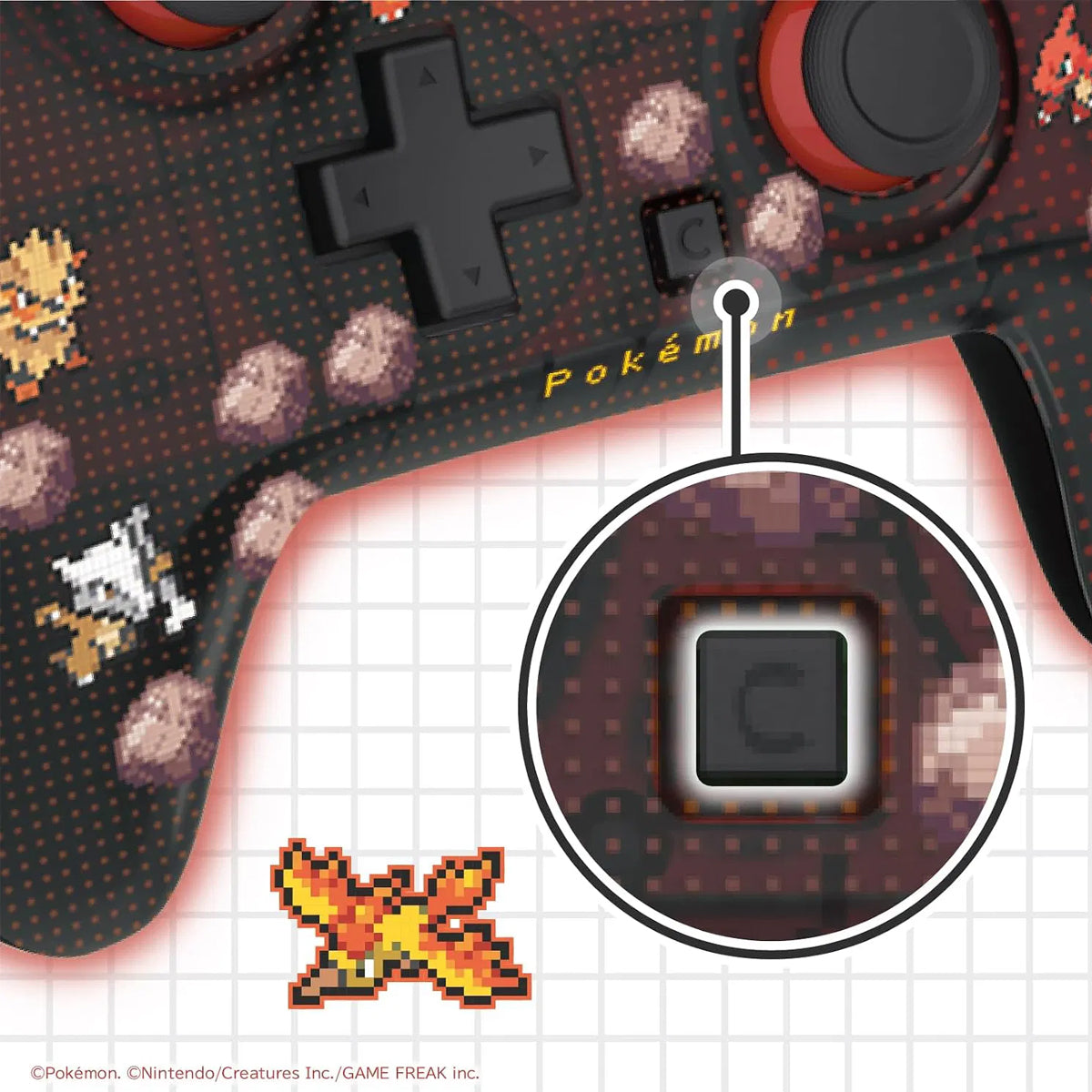 Hori Wired Horipad Turbo for Nintendo Switch 2 (Pokemon Pixel Red)