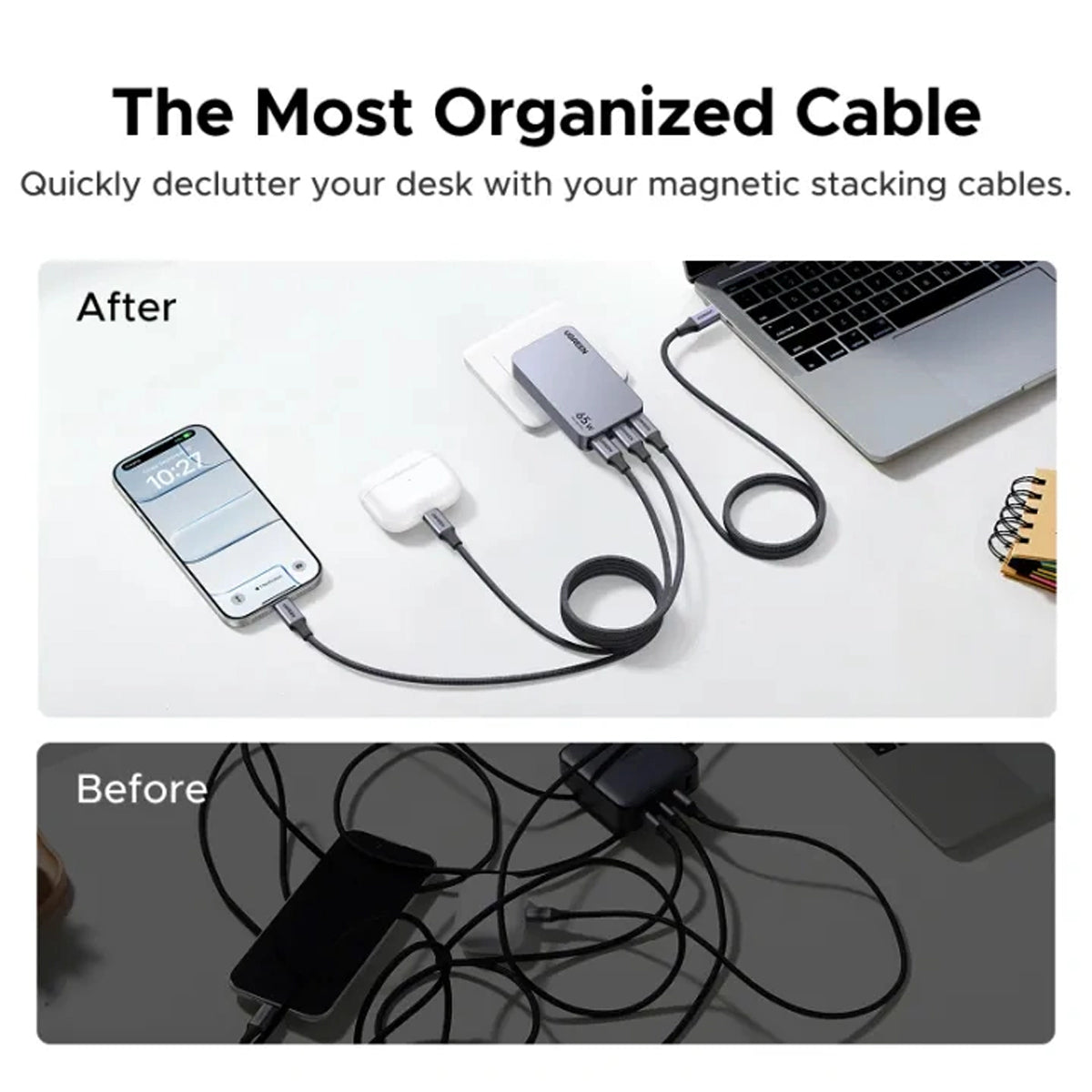 Ugreen USB-C to USB-C 100W PD Magnetic Fast Charging Cable