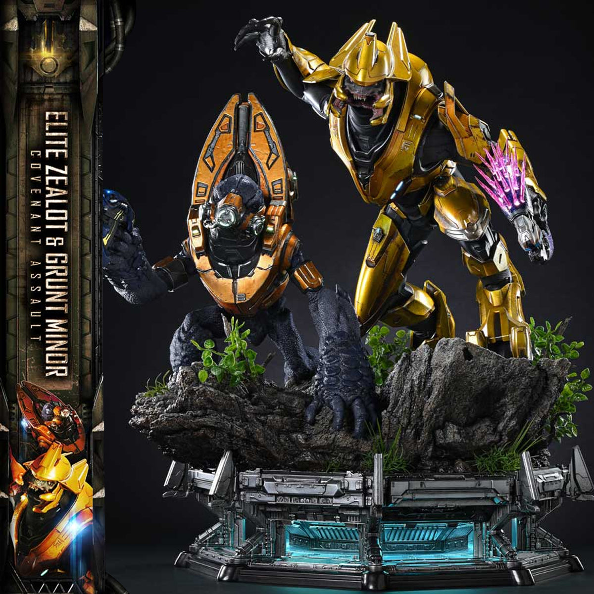 Ultimate Premium Masterline Halo: Campaign Evolved Elite Zealot & Grunt Minor: Covenant Assault
