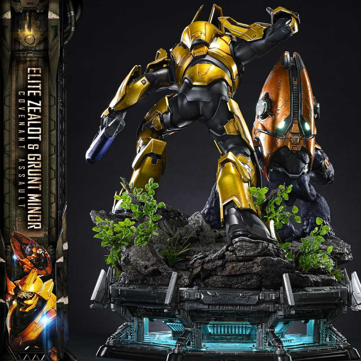 Ultimate Premium Masterline Halo Campaign Evolved Elite Zealot & Grunt Minor: Covenant Assault Bonus