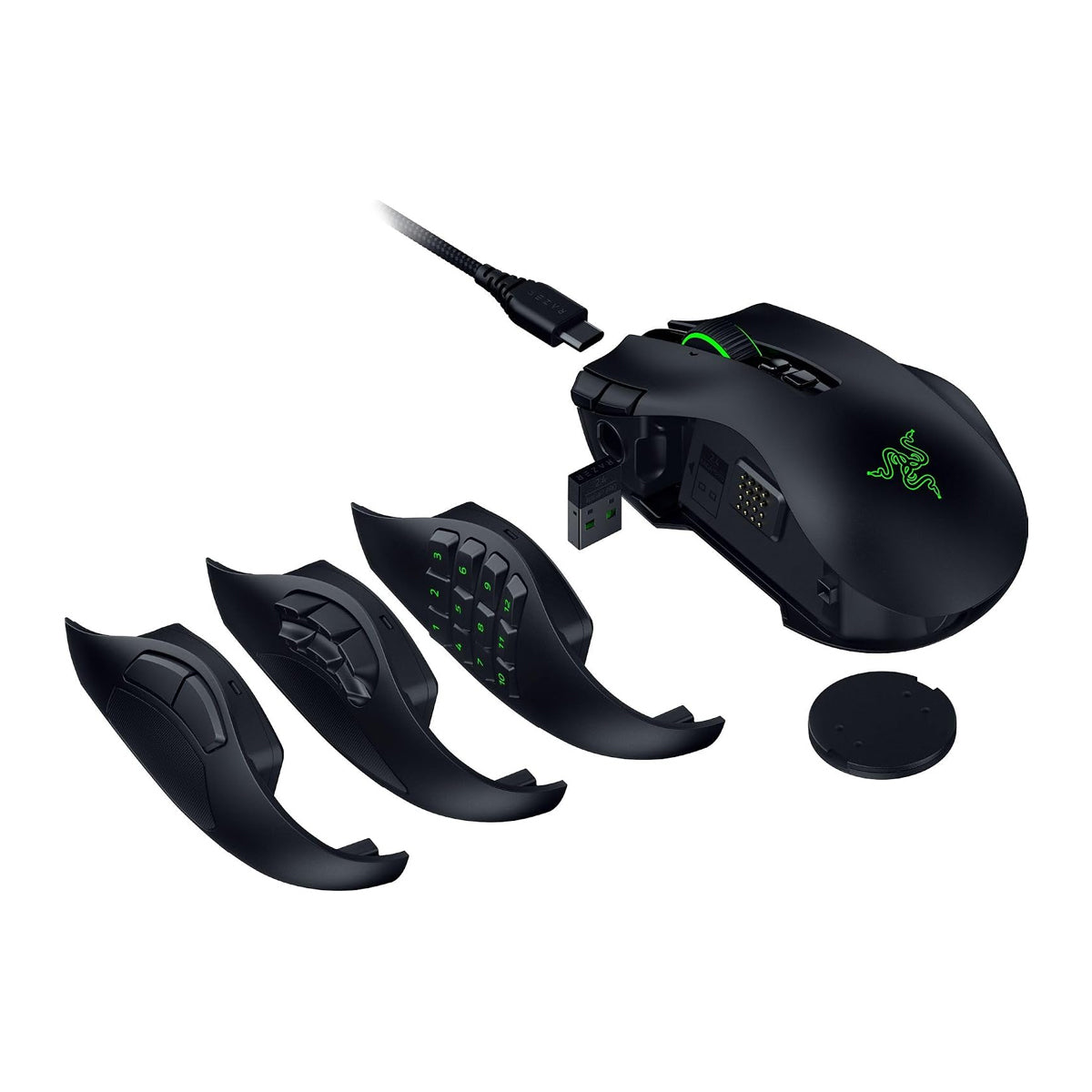 Razer Naga V3 Pro MMO Wireless Gaming Mouse (Black)