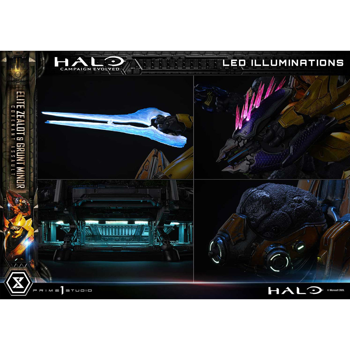 Ultimate Premium Masterline Halo: Campaign Evolved Elite Zealot & Grunt Minor: Covenant Assault