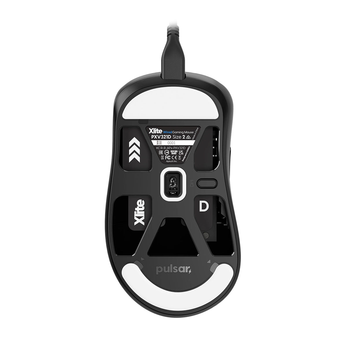 Pulsar Xlite Wired Ultralight Gaming Mouse Size 2