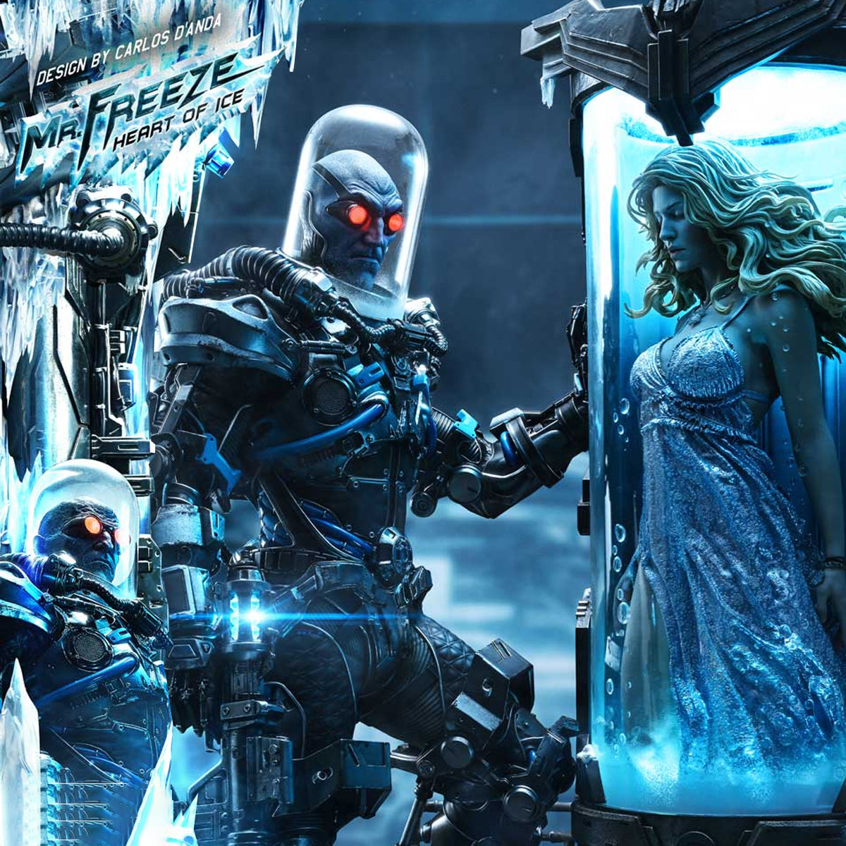 Real Elite Masterline Batman (Comics) Mr. Freeze Heart of Ice (Design by Carlos DAnda) DX Bonus