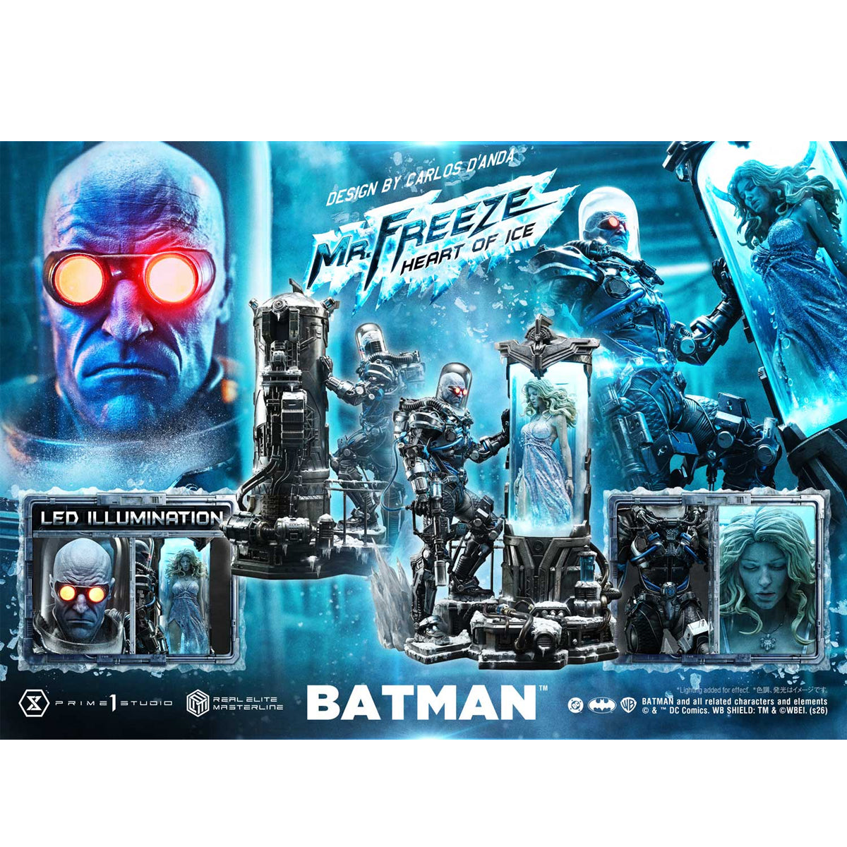 Real Elite Masterline Batman (Comics) Mr. Freeze Heart of Ice (Design by Carlos D'Anda) (REMDC-05)
