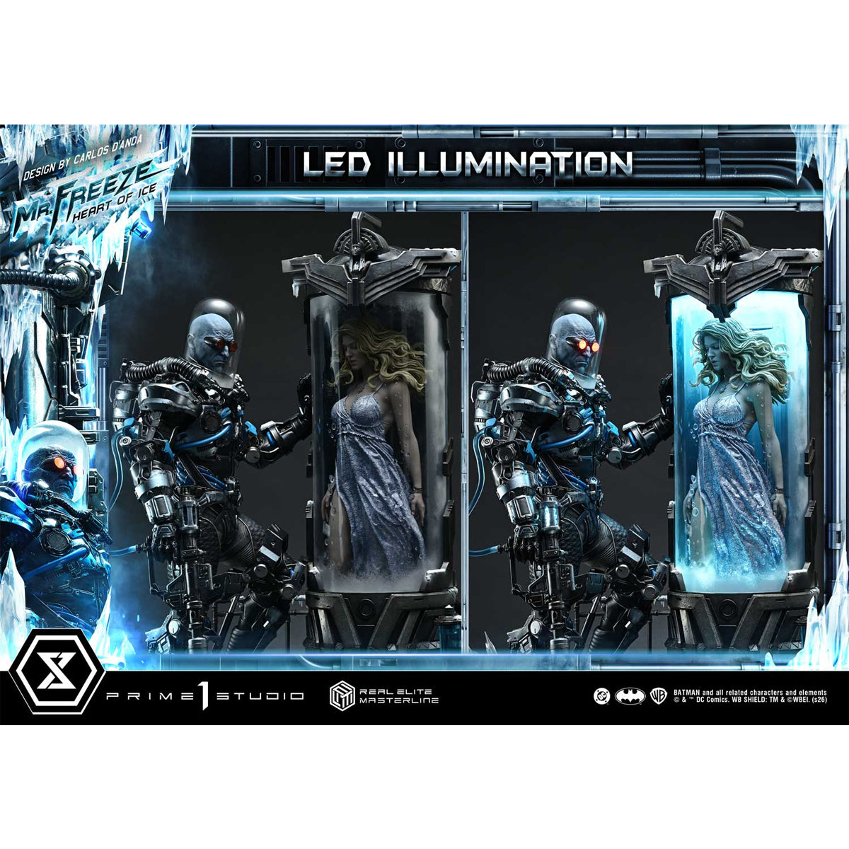 Real Elite Masterline Batman (Comics) Mr. Freeze Heart of Ice (Design by Carlos D'Anda) (REMDC-05)