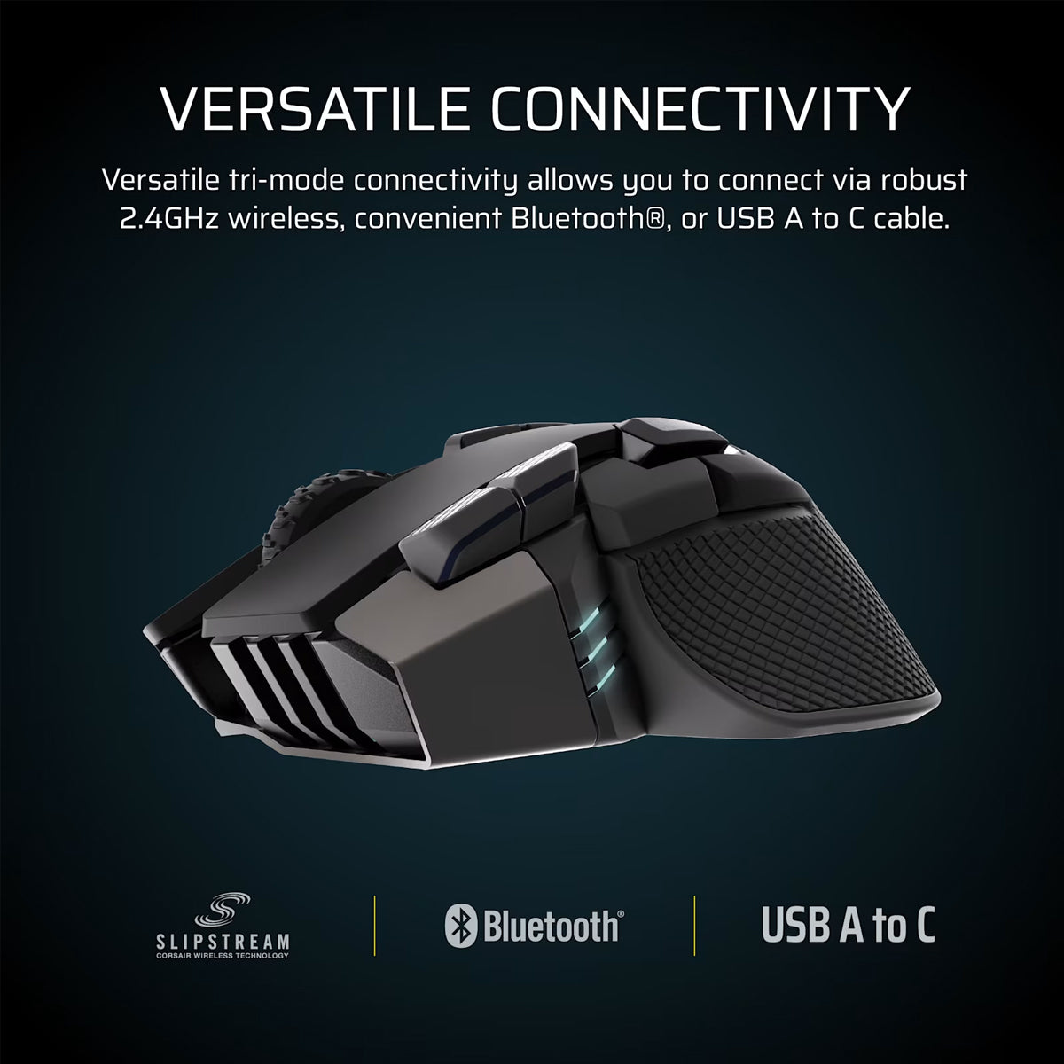 Corsair IRONCLAW Wireless SE Gaming Mouse (Black) (CH-9317110-WW)