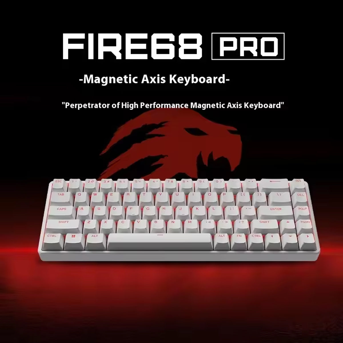 Fierce Gaming Gear Fire 68 Pro Aluminum Wired RGB Hot-Swappable Mechanical Keyboard