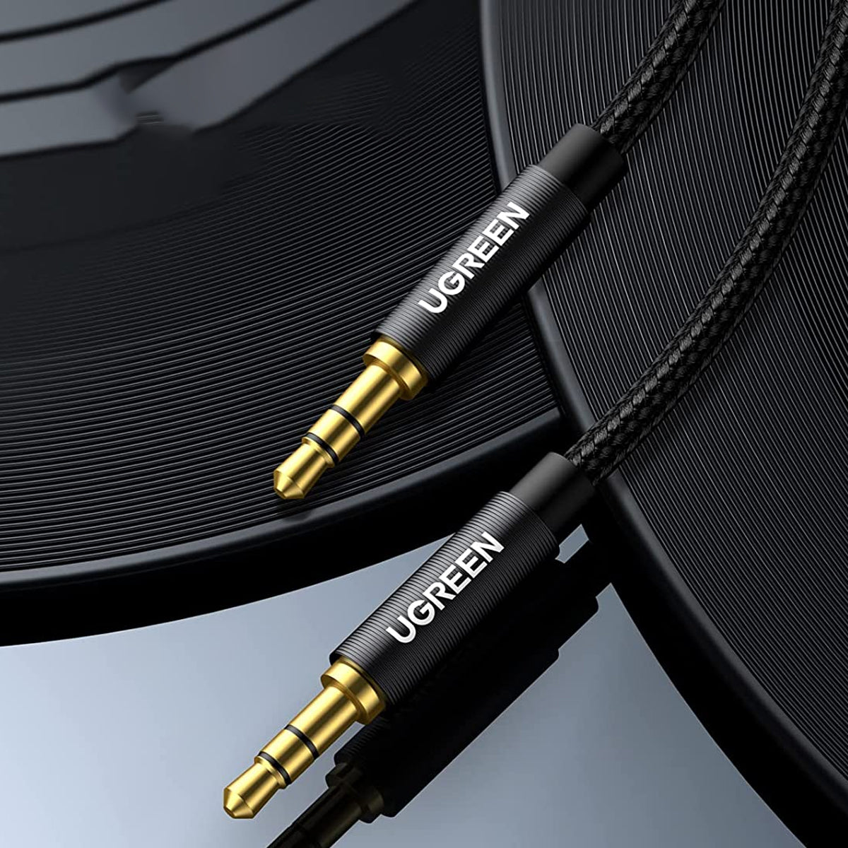 Ugreen 3.5mm Male to 3.5mm Male Angled Cable - 1m