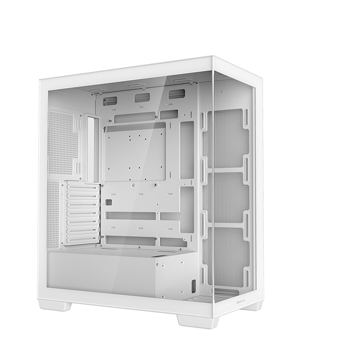 Deepcool CG580 Panoramic Single Chamber ATX PC Case (Black, White)