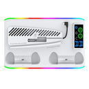 OIVO Cooling Stand with Controller Charger for PS5 / PS5 Slim (White) (IV-P5364X)