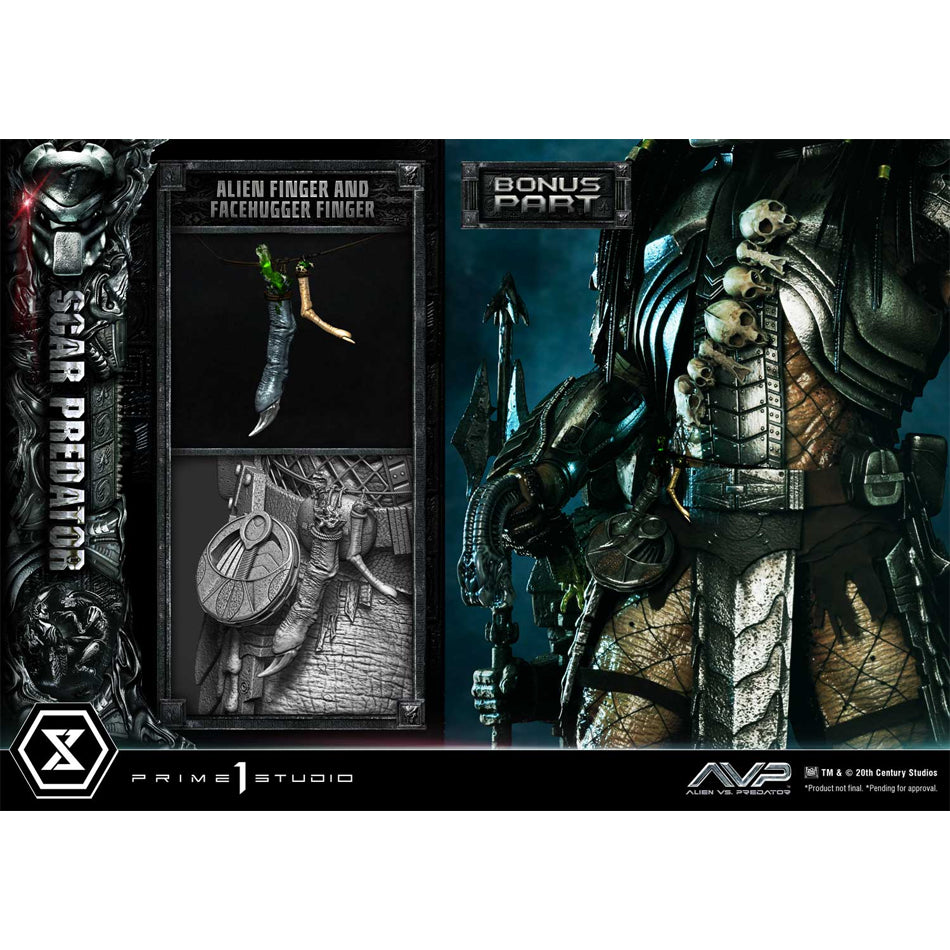 Prime 1 Studio Museum Masterline Alien vs. Predator (Film) Scar Predator DX Bonus Version (MMPR-04DXS)