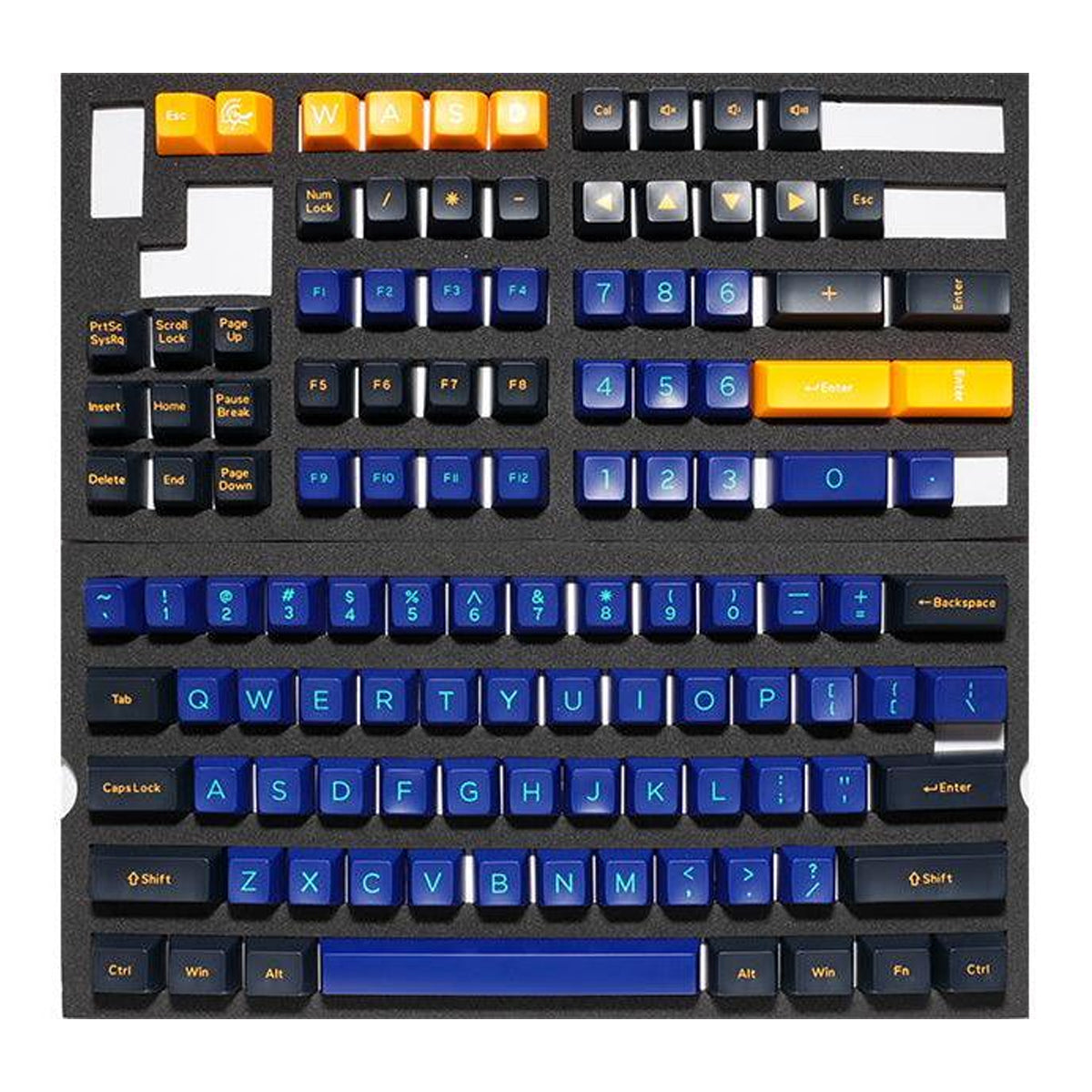 Ducky 108-Key ABS Seamless Doubleshot Horizon Sa Keycap Set (DKSA108-USADBBZSH)