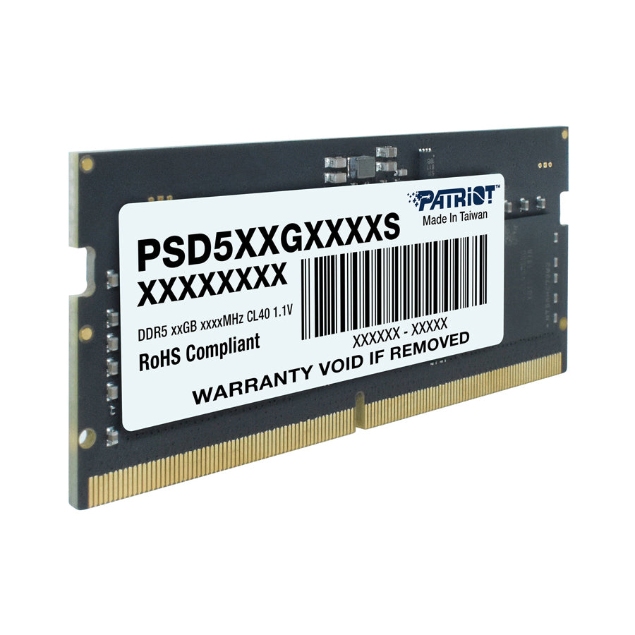 Patriot Signature Line 32GB (1x32GB) DDR5 5600MT/s CL46 SODIMM Memory