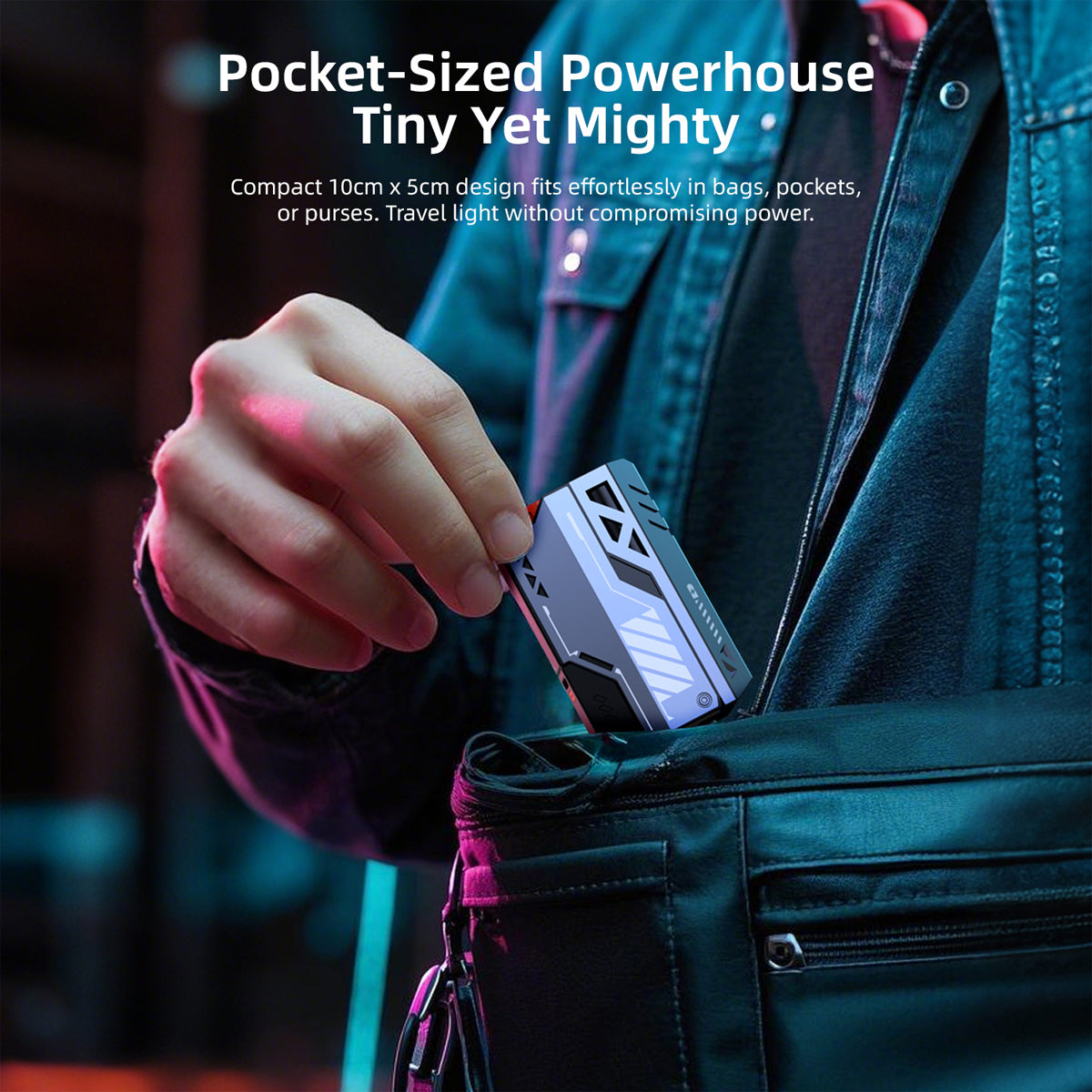 Vyvylabs NexCell Detachable Fast Charger Power Bank 10000mAh 22.5W with C-C Cable