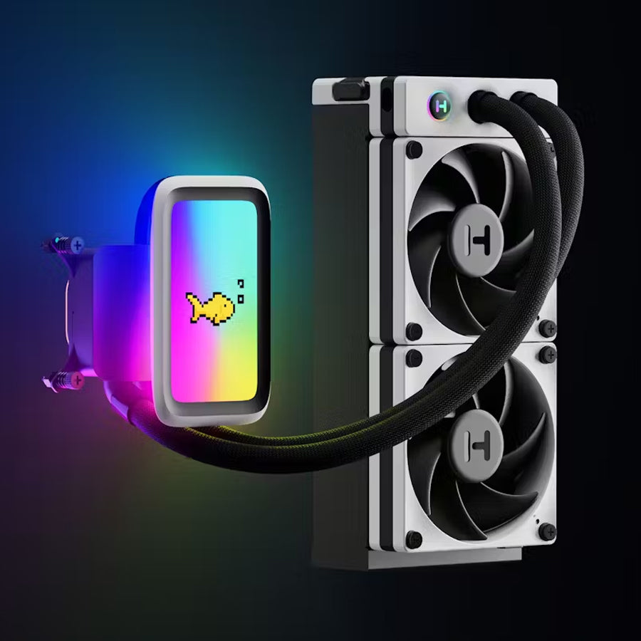 Hyte THICC Q60 Digital Processor Cooling (Fan-Hyte-Q60-BW)