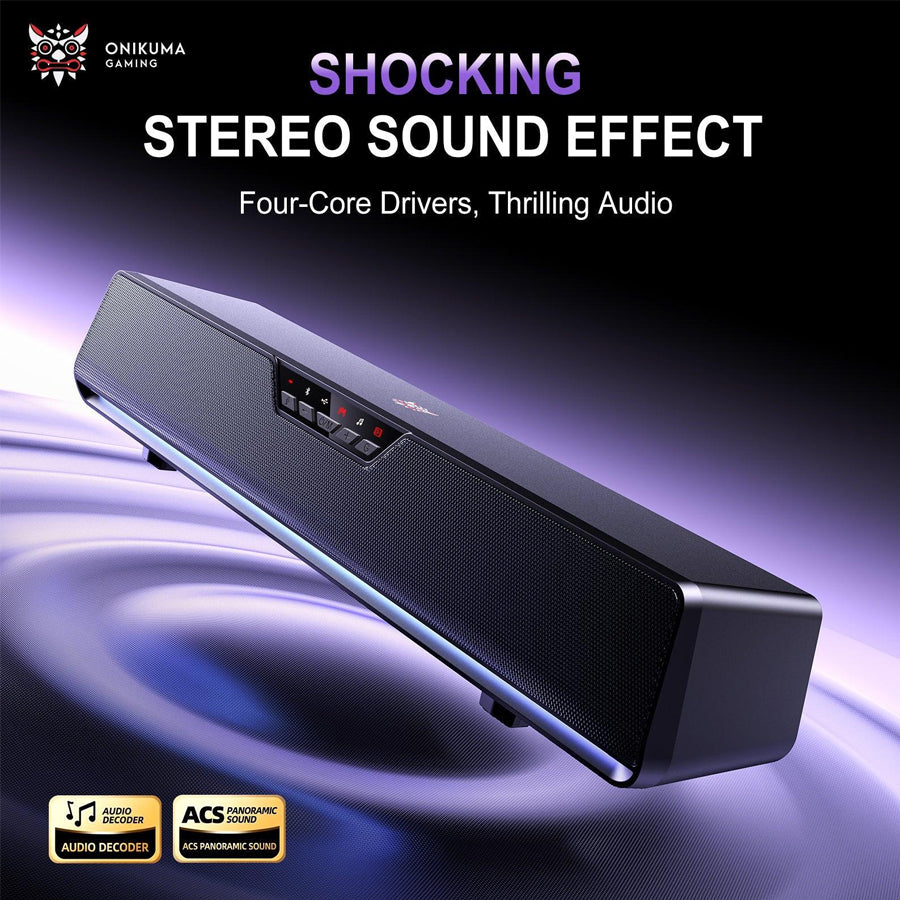 Onikuma L13 RGB Multimedia Speaker (Black)