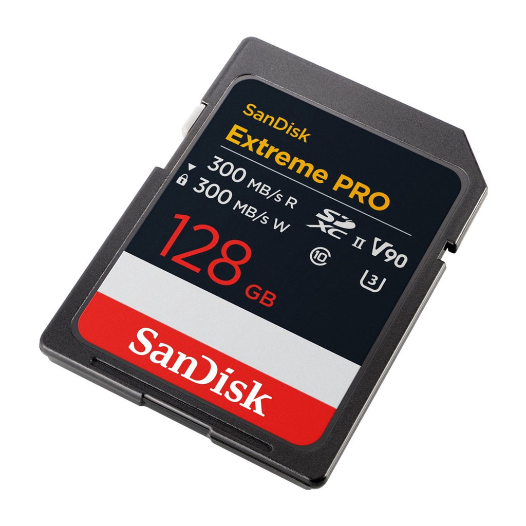 Sandisk Extreme Pro 128GB UHS-II V90 300MB/s Read Write SD Card