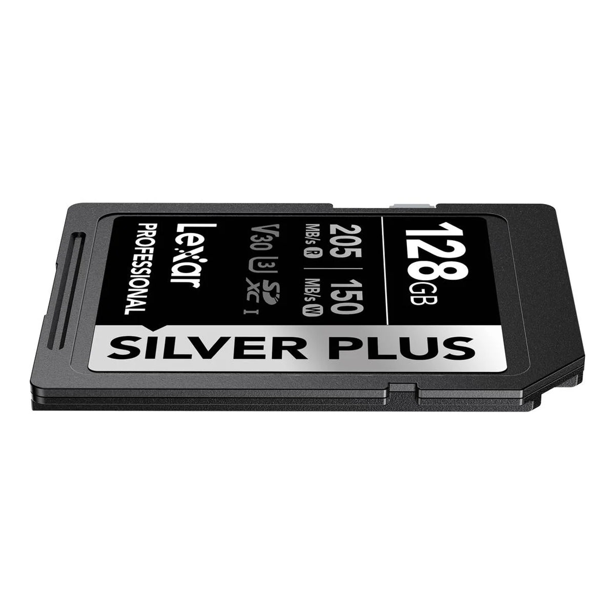 Lexar Professional SILVER PLUS SDXC UHS-I C10 U3 V30 205MB/s Read 150MB/s Write SD Card (128GB, 256GB, 512GB, 1TB)